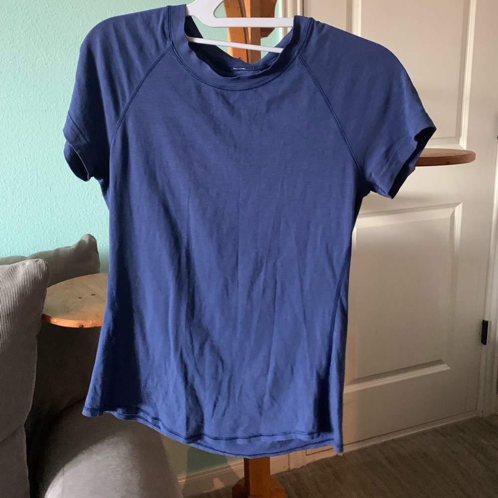 Lululemon Anahatasana Short Sleeve Tee Navy